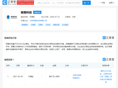 探真科技获数千万元天使轮融资，北极光创投领投助力经济贸易咨询新生态